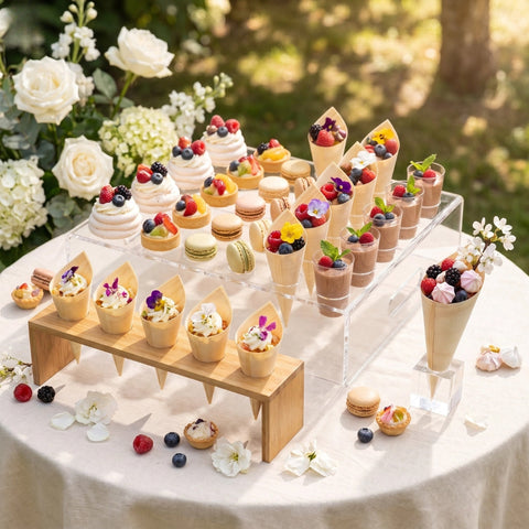 From Simple to Show-Stopping:  How the Right Cone Stand Transforms Your Food Display