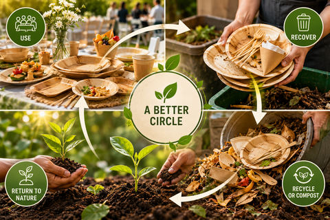 What Happens to Eco-Friendly Serveware  After the Event Ends?