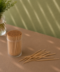 Wooden Cocktail Sticks 6.5cm | Professional Turned & Pointed Picks | Food-Grade Toothpicks - Canape King