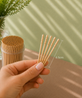 Wooden Cocktail Sticks 6.5cm | Professional Turned & Pointed Picks | Food-Grade Toothpicks - Canape King