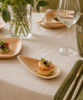 Palm Leaf Teardrop Spoons | Eco-Friendly Tasting Spoons | Elegant Appetizer Serveware - Canape King