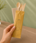 Birchwood Cutlery Sets | Eco-Friendly Wooden Cutlery | Knife, Fork & Spoon Sets - Canape King