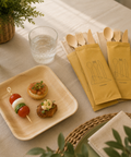 Birchwood Cutlery Sets | Eco-Friendly Wooden Cutlery | Knife, Fork & Spoon Sets - Canape King