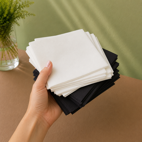 Extra Soft Cocktail Napkins 20cm | Premium 2-Ply Paper Napkins | Professional Bar Service - Canape King