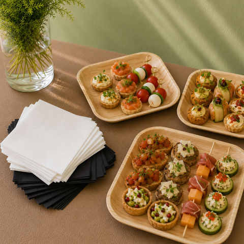 Extra Soft Cocktail Napkins 20cm | Premium 2-Ply Paper Napkins | Professional Bar Service - Canape King