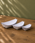 Newspaper Print Food Boats 9-19cm | Retro-Style Serving Boats | Street Food Containers - Canape King