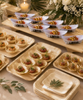 Newspaper Print Food Boats 9-19cm | Retro-Style Serving Boats | Street Food Containers - Canape King
