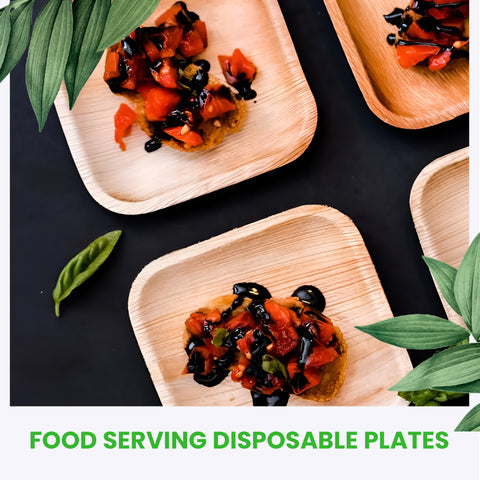 150-Piece Eco Party Bundle | Palm Leaf Plates, Cutlery & Napkins Set | Complete Entertaining Pack