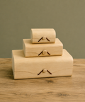 Luxury Wooden Gift Box with Window 3 Sizes | Premium Display Box | Reusable Presentation Container - Canape King