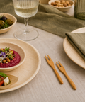 Bamboo Shaped Forks 9cm | Eco-Friendly Asian-Style Forks | Sustainable Serveware - Canape King