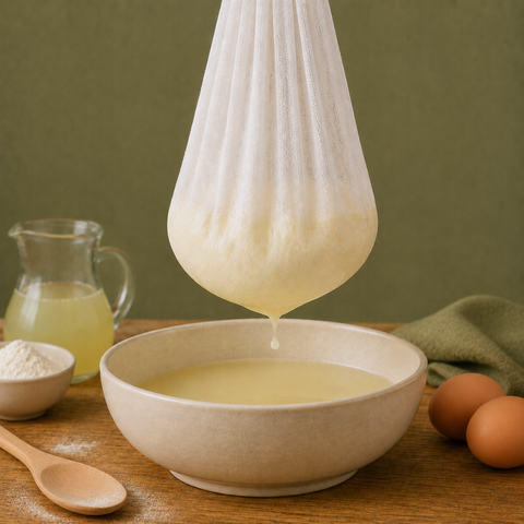 Professional Food Grade Chef's Muslin | White Kitchen Cloth | Commercial Grade Straining Fabric