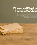 Pinewood Display Leaves 36x14cm | Natural Food Presentation Platters - Canape King