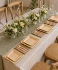150-Piece Eco Party Bundle | Palm Leaf Plates, Cutlery & Napkins Set | Complete Entertaining Pack - Canape King