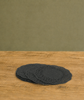 Black Paper Doilies 9cm | Elegant Lace Design | Professional Food Service Doilies - Canape King