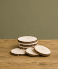 Natural Wood Tree Slices 5cm | Rustic Wedding Décor | Real Wood Rounds - Canape King