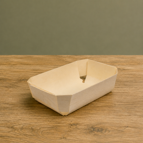 Pinewood Baking Moulds | Eco-Friendly Serving Dishes | Natural Food Containers