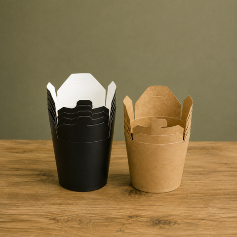 Round Take-Away Boxes | Eco-Friendly Food Containers | Small Portion Boxes - Canape King