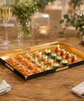 Cardboard Trays with Handles 28x42cm | Professional Serving Trays | 750GSM Strong Service Trays - Canape King