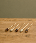 Cocktail Bamboo Bead Skewers | Decorative Drink Picks | Professional Bar Accessories - Canape King