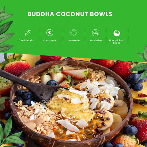 Natural Strong Real Coconut Bowls/Cups