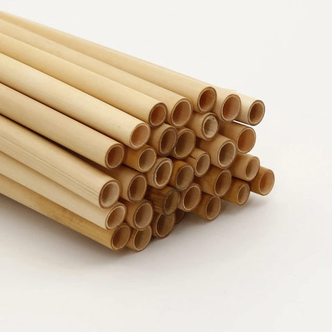 Natural Reed Drinking Straws | Eco-Friendly Cocktail Straws | 100pcs Sustainable Straws