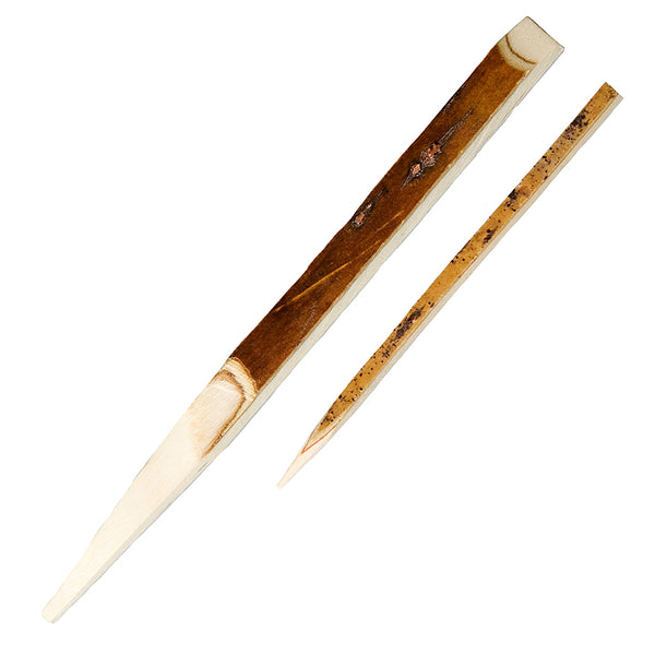 Bamboo Kuromoji Skewers 6-15cm | Japanese Black Willow Picks | Traditional Asian Skewers - Canape King