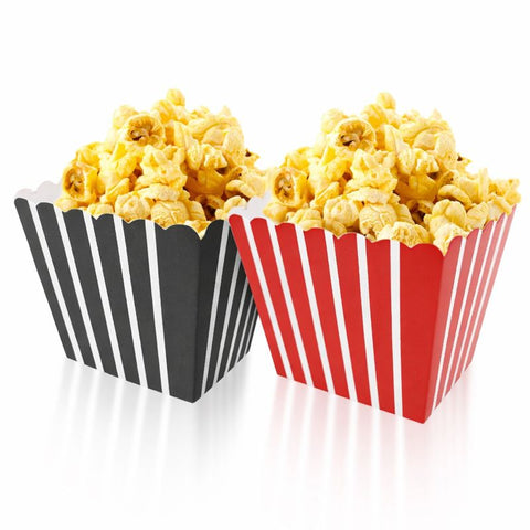 Mini Food Boxes 7cm | Cute Popcorn Cartons | Party Snack Containers