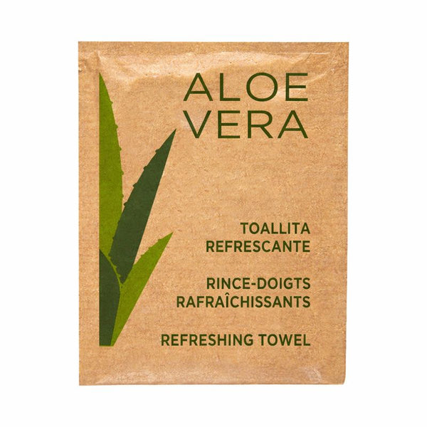 Aloe Vera Hand Wipes | Individually Wrapped 6x8cm | Professional Service Wipes | 500pcs - Canape King