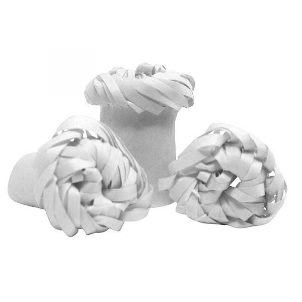 White Paper Chop Frills 1.5cm  | Decorative Meat & Drumstick Frills | Catering & Party Food Presentation - Canape King