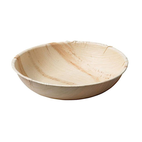 Premium Round Palm Leaf Bowls | Eco-Friendly Disposable Bowls | 8 Sizes