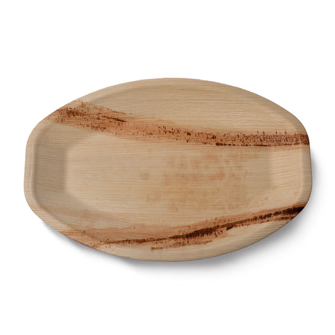 34 & 41cm Large Oval Palm Leaf Platters | Eco-Friendly Serving Platters | 2 Sizes