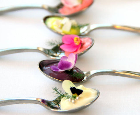 Metallic Look Silver Mini Spoon 10cm | Elegant Appetizer & Dessert Spoons | Premium Party & Catering Cutlery