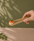 Natural Bamboo Tongs | Eco-Friendly Serving Tongs 9/16cm | Sustainable Food Service Tools - Canape King