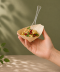 Wooden Serving Boats 7 Sizes | Eco-Friendly Food Boats | Natural Bamboo Bowls - Canape King