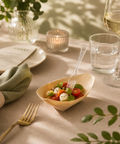 Wooden Serving Boats 7 Sizes | Eco-Friendly Food Boats | Natural Bamboo Bowls - Canape King