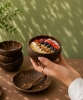 Natural Coconut Bowls 7-12cm | Reusable Eco-Friendly Bowls | Sustainable Serveware - Canape King