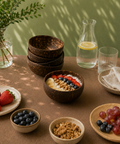 Natural Coconut Bowls 7-12cm | Reusable Eco-Friendly Bowls | Sustainable Serveware - Canape King