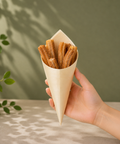 Eco-Friendly Natural Pinewood Serving Cones | 4 Sizes | Food Presentation - Canape King