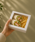 Premium Brown Kraft Boxes with Lid | Eco-Friendly Food Containers | Sustainable Takeaway Boxes - Canape King