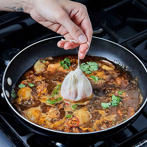 White Cotton Garni Bags | Professional Bouquet Garni Bags | 100% Natural Cotton