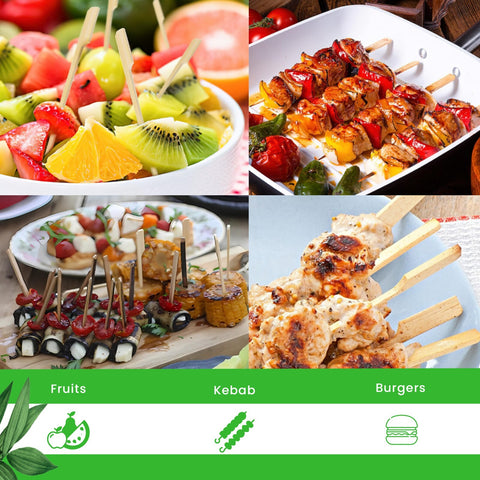 Teppo Gushi Paddle Skewers | 9cm/18cm Bamboo Flag Skewers | Professional Asian Service