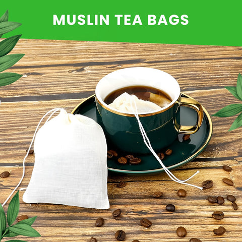 White Cotton Garni Bags | Professional Bouquet Garni Bags | 100% Natural Cotton