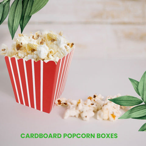 Mini Food Boxes 7cm | Cute Popcorn Cartons | Party Snack Containers