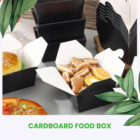 Black Rectangle Containers | Leak-Proof Food Boxes | Professional Take-Away Containers