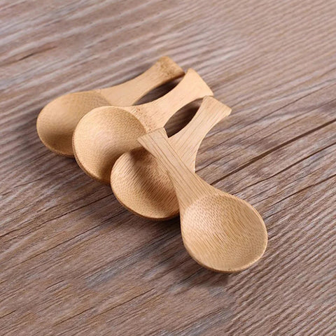Bamboo Tapas Spoons 9cm | Eco-Friendly Tasting Spoons | Sustainable Appetizer Serveware