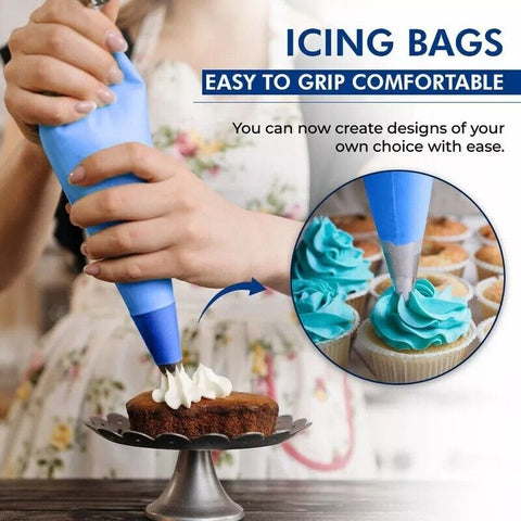 72 Kee-Seal Ultra Anti-Slip Piping Bags 53cm | Professional Pastry Bags | Non-Slip Disposable