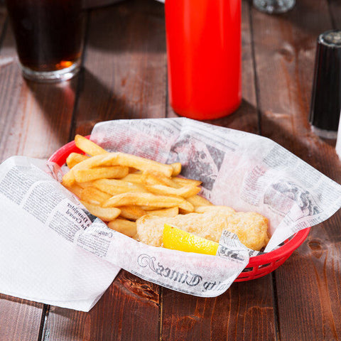 Newspaper Print Greaseproof Paper | Vintage Style Food Wrap