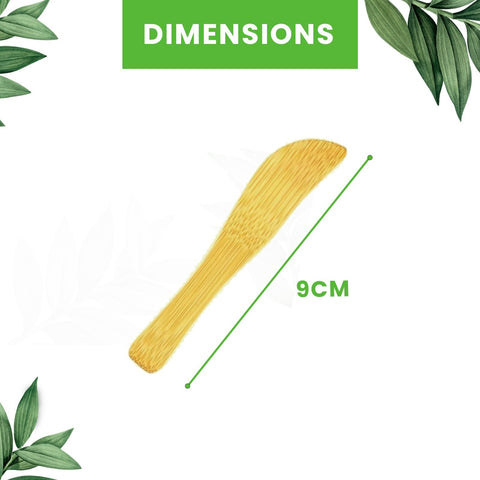 Bamboo Shaped Knives 9cm | Eco-Friendly Asian-Style Knife | Sustainable Serveware