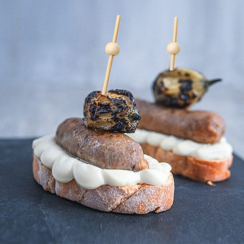 Bamboo Ball Skewers 15cm | Decorative Food Picks | Professional Party Skewers