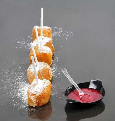 White Paper Lolly Sticks 9cm | Eco-Friendly Craft Sticks | Sustainable Food Grade